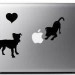 I LOVE DOGS - Vinyl Laptop decal