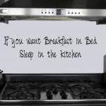 Kitchen Decal - breakfast i..