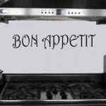 Bon Appetit vinyl kitchen d..
