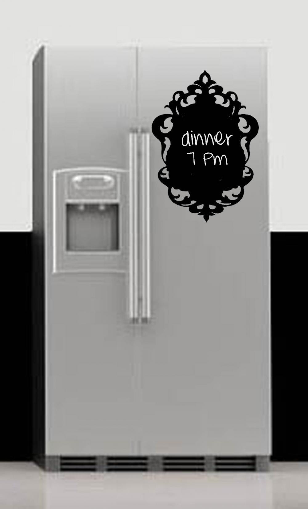 Ornate Chalkboard Vinyl Decal