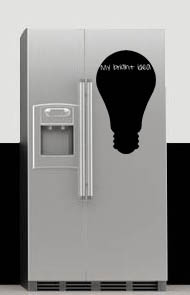 Bright idea Light Bulb Chalkboard Vinyl Decal