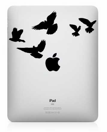 Ipad decal - Birds - UK WAB Team