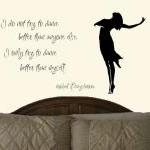 Dancing vinyl decal - UK Seller  