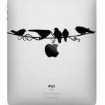 Ipad decal - birds on a branch vinyl UK WAB Team 