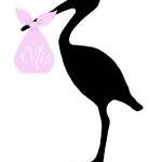 New Baby - Name decal - nursery 