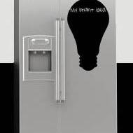 Bright idea Light Bulb Chalkboard Vinyl Decal